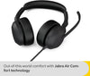 Title: " Evolve2 50 Wired Stereo Headset - Enhanced Comfort, Crystal Clear Sound, and Noise-Cancelling Technology - MS Teams Certified"