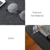 "Luxury Felt Desk Mat - Ultimate Workspace Protection and Comfort | Extra Large Mouse Pad Included | Dark Grey, 100X40Cm"
