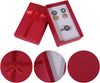 "Deluxe 24-Piece Jewelry Gift Box Set - Elegant Small Boxes with Lids and Bowknot for Rings, Earrings, and Necklaces - Perfect for Special Occasions - Vibrant Red Color"