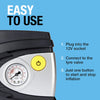 "RAC610 12V Electric Tyre Inflator: The Ultimate Portable Air Compressor for All Your Inflation Needs!"