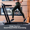 "Get Fit at Home with the Ultimate Home Treadmill Pro: Foldable, Smartwatch Compatible, Virtual Training, Bluetooth Speaker, Remote Control - Perfect for Running and Walking Workouts!"