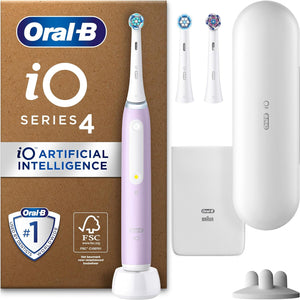 "Ultimate  Io4 Electric Toothbrush Set: Perfect Father's Day Gift with Teeth Whitening, Travel Case, and More!"