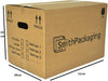 "Ultimate Moving Essentials:  10 Large Cardboard Boxes - Durable, Spacious, and Convenient with Carry Handles and Room List"