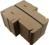 "50 Pack of Brown Cardboard Boxes - Perfect for Shipping, Mailing, and Large Letters - 10cm x 10cm x 2cm"