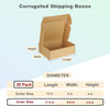 " 12X9X4 Inches Shipping Boxes - Pack of 20 Small Corrugated Cardboard Boxes for Easy Mailing and Packing - Ideal Literature Mailer Solution!"