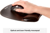 "Ultimate Comfort and Style:  Crystal Gel Mouse Pad with Wrist Support - Enhance Your Workstation with Ergonomic Design and Non-Slip Base - Perfect for Home Office, Laptop, and Computer Use - Compatible with Laser and Optical Mice - Sleek Black Design"