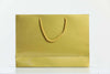 Medium Gold Glossy Laminated Uk Carrier Bags