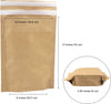 " Eco-Friendly Kraft Paper Shipping Bags - Self Seal, Reusable & Recyclable - Perfect for Clothing & T-Shirt Shipping - Pack of 25"