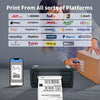 "Effortless Shipping Made Easy:  Bluetooth Thermal Label Printer - Perfect for Hermes, Royal Mail, Amazon, Shopify, and eBay - Compatible with Android, iPhone, and Windows!"