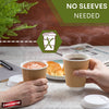 "Ultimate Insulated Paper Cups - Keep Your Drinks Hot or Cold with  100 Ripple Wall Cups - Perfect for Tea, Coffee, Takeaway and More - 12Oz Triple Wall Disposable Design!"