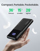 "Ultra-Slim 10000mAh Power Bank - Fast Charging Portable Charger for iPhone, Samsung, and More - USB C Input & Output - PD3.0 & QC4.0 Technology"