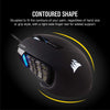 "Unleash Your Gaming Potential with the SCIMITAR RGB ELITE Wired MOBA/MMO Gaming Mouse - Dominate with 18,000 DPI, 17 Programmable Buttons, and Full Icue Compatibility - Perfect for PC, Mac, PS5, PS4, and Xbox - Sleek Black Design"