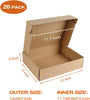 " 20 Pack of Sturdy Shipping Boxes - Perfect for Small Businesses - Brown Corrugated Cardboard Box Mailers"