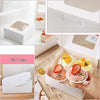 "Deluxe Cupcake Box Set - 30Pcs with Wrapping Ribbon and Stickers for Perfectly Packaged Treats!"