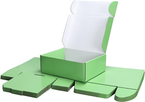 " 12X9X4 Inch Green Gift Boxes 20 Pack - Perfect for Wrapping and Presenting Women's and Men's Gifts, Ideal for Packaging and Mailing for Small Businesses"