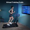 "Get Fit at Home with the Ultimate Home Treadmill Pro: Foldable, Smartwatch Compatible, Virtual Training, Bluetooth Speaker, Remote Control - Perfect for Running and Walking Workouts!"