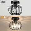 "Stunning  Chandelier Crystals - Elegant Flush Mount Ceiling Lights for a Luxurious Touch in Your Kitchen, Hallway, Dining Room, Living Room, or Bar (2 Pack, Black)"