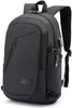 "Secure and Stylish Laptop Backpack with USB Charging Port - Perfect for Business Travel and College, Fits 15.6 Inch Laptop - Black"