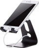 "Enhance Your Phone Experience with the Stylish  Adjustable Cell Phone Stand for iPhone and Android - Silver"