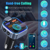 "Ultimate Car Bluetooth FM Transmitter: Fast Charging, Hands-Free Calling, Hi-Fi Sound"