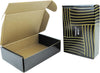 "Space-Saving Postal Boxes for Small Business: 10Pcs Black Gift Packaging Boxes with Lid - Perfect for Posting, Mailing, and Shipping!"
