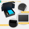 "Premium  Black Shipping Boxes - 24 Pack of Durable Corrugated Cardboard Mailing Boxes for Small Business - Secure Tab Locking Design - Perfect for Literature, Gifts, and More!"