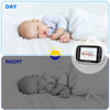 "Stay Connected and Worry-Free with our Wireless Video Baby Monitor - Crystal Clear Night Vision, Temperature Monitoring, and 2-Way Talkback System - Includes UK Interface Plug!"