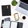 "Upgrade Your  Experience with the Stylish and Eco-Friendly Capsule 2.0 Folio Cover - Perfect Fit for Core, Panda & Fusion! Stay Organized with Pen Holder, Magnetic Clasp, and Sleek Black Design - Ideal for Letter A4 Size Notebooks"