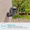 "Ultimate Watering Solution for Medium-Sized Gardens:  Wall-Mounted Hose Box Rollup M 20 M with Swivel Hose Reel, Complete System Parts and Nozzle, Includes 20 M Hose!"
