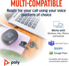 "Immerse Yourself in Crystal-Clear Audio with Poly Voyager Free 60+ UC True Wireless Earbuds - Noise-Canceling Mics, ANC, and Smart Charge Case - Perfect for iPhone, Android, PC/Mac, Zoom, and Teams"