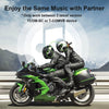 "Ride in Style with the Ultimate Motorcycle Helmet Communication System - Bluetooth Headset with Music Sharing, GPS, FM Radio, and MP3 Player - Waterproof, 800M Range - Includes Soft and Hard Mic (1 Pack)"