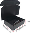 "10 Pack of Durable Black Shipping Boxes - Perfect for Packaging, Storage, and Shipping - Various Sizes Available!"