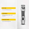 "Ultimate Male Grooming Set: Chromium 11-In-1 Multigroomer with Eyebrow Cutting, Beard Trimming, and Body Shaving Abilities - Perfect for Face Grooming and Stubble Trimming - Fully Washable for Easy Maintenance!"