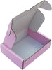 "Bundle of 20 Satin Pink Cardboard Boxes - Perfect for Shipping, Mailing, Gifts, and Storage - Compact and Stylish - 7" x 5.5" x 2.25" (18cm x 14cm x 6cm)"