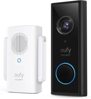 "Enhanced Security Video Doorbell - Eufy S210 2K - Battery-Powered with Chime, AI Human Detection, Local Storage, Easy Installation, 2-Way Audio!"