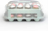 "Stylish and Sturdy Green Cupcake Carrier - Holds 24 Cupcakes, Perfect for Travel and Storage!"
