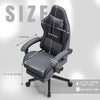 Gaming Chair for Adults, Computer Chairs with Footrest, Ergonomic PC Chair with Massage, Office Chair with Armrests, up to 150Kg, Grey