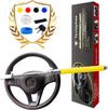 "Ultimate Car Security: Protect Your Vehicle with our Adjustable Steering Wheel Lock - Universal Fit, Anti-Theft, and Self Defense Features - Ensure Safety and Peace of Mind!"