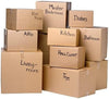 "Convenient and Durable Small Cardboard Moving Boxes - Pack of 10"