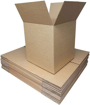 " 10X Extra Large Heavy-Duty Cardboard Boxes - 20" X 20" X 20" Cube - Ideal for Storage, Moving, and Shipping - Double Walled - 10 Pack"