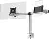 "Ultimate Ergonomic Monitor Mount - Enhance Your Workspace with the  Monitor Mount Pro - Perfect for 21-27 Inch Screens - Height Adjustable, Rotate & Tilt - VESA 75/100 - Clamp for Desks"