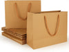 "Premium Set of 24 Large Kraft Paper Gift Bags - Stylish, Durable, and Reusable - Perfect for Shopping, Birthdays, Weddings, and Presents"