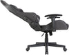 - ULTIMET Professional Gaming Chair, Breathable Fabric, 2D Armrests, Height Adjustable, 180° Reclining Backrest, Gas Piston Class 3, up to 120Kg, Black