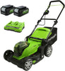 " Cordless Lawnmower Kit: Powerful and Efficient, Perfect for Medium-Sized Lawns!"