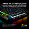 "Ultimate Gaming Keyboard: K100 RGB Optical-Mechanical with OPX Linear Switches, Elgato Stream Deck Integration, and Icue Compatibility - Perfect for PC, Mac, and Xbox Gaming - QWERTY UK Layout - Sleek Black Design!"