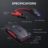 "Supercharged 1200A Car Jump Starter - Unleash the Power to Start Your Engine and Charge Devices Anywhere!"