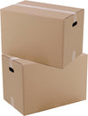 "Ultimate Moving Essentials: Set of 15 Durable Cardboard Storage Boxes - 45cm x 31.5cm x 24cm"