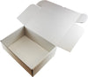 "Premium White Shipping Boxes - Ideal for Shoes, Toys, Clothes, Cakes, Laptops, Dolls, Boots, and Parts - Pack of 10 - Size: 15" X 11" X 5""