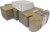 "50 Pack of Small White Corrugated Cardboard Postal Boxes for Shipping and Mailing - Perfect for Royal Mail Small Parcels!"