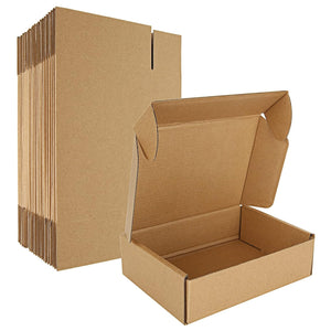 "Premium 30-Pack Shipping Boxes - Sturdy Corrugated Cardboard Mailing Box Set - Versatile 180X130X50Mm Gift Boxes for Packaging - Ideal for Small Business Shipping and Mailing - Classic Brown Design"